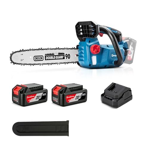 DongCheng motosega a batteria 20V brushless 12 m/s 2x4,0Ah