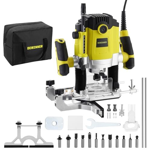 DEWINNER fresatrice verticale legno 1800W 10000-26000 giri