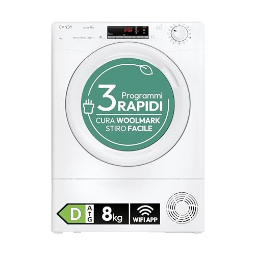 Candy Smart Pro asciugatrice pompa di calore 8 kg classe A++