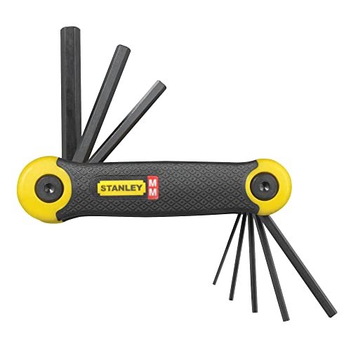 STANLEY set 8 chiavi maschio esagonale compatto