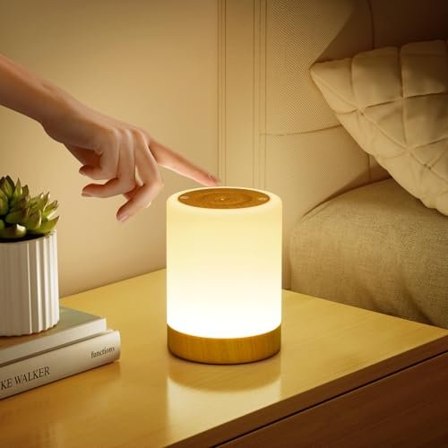 FOMYHEARD lampada da comodino touch LED luce notturna