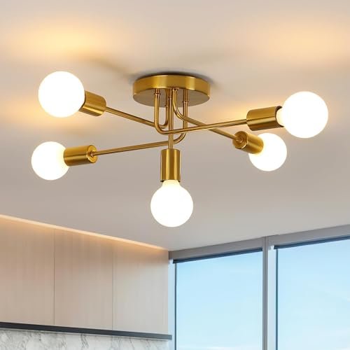 DELIPOP lampadario sputnik 5 luci plafoniera soffitto