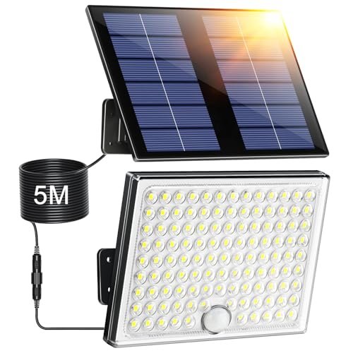 Giliwosy faretto LED da esterno solare con sensore di movimento