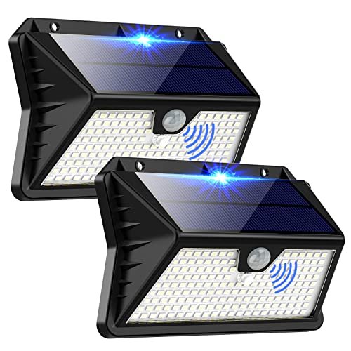 OUILA luce solare LED esterno faretto con sensore movimento