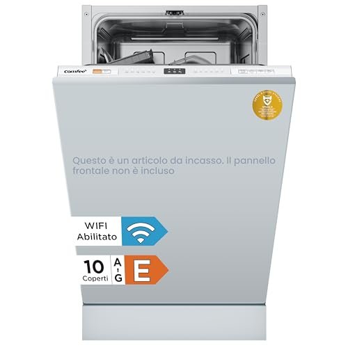 COMFEE lavastoviglie da incasso 45cm 10 coperti