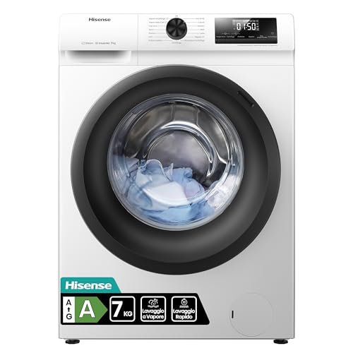 Hisense lavatrice slim carica frontale 7 kg