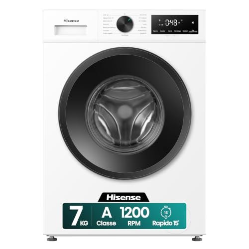 Hisense nuova lavatrice slim 7 kg 1200 rpm