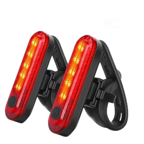 Tomedeks luci posteriori bicicletta 2 pezzi con cavo USB