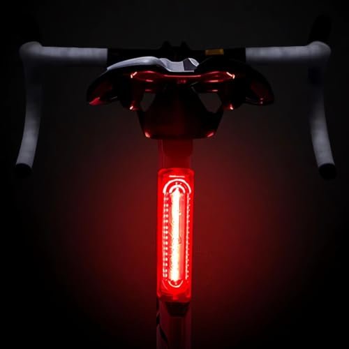 Constefire luce posteriore bici ricaricabile USB