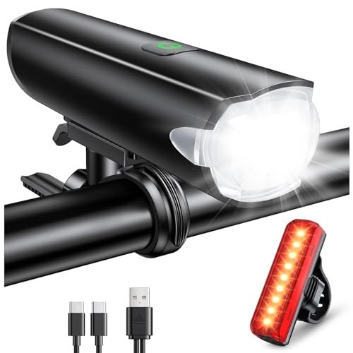 CIRYCASE luci bicicletta LED 1200 lumen 2600mAh