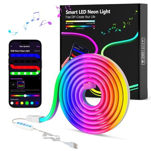 MeRGBW neon LED striscia 1 metro RGB controllo intelligente
