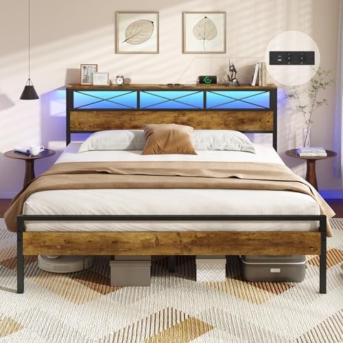 AOGLLATI letto con contenitore rialzato