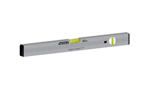 Metrica livella alluminio 2 fiale 30 cm