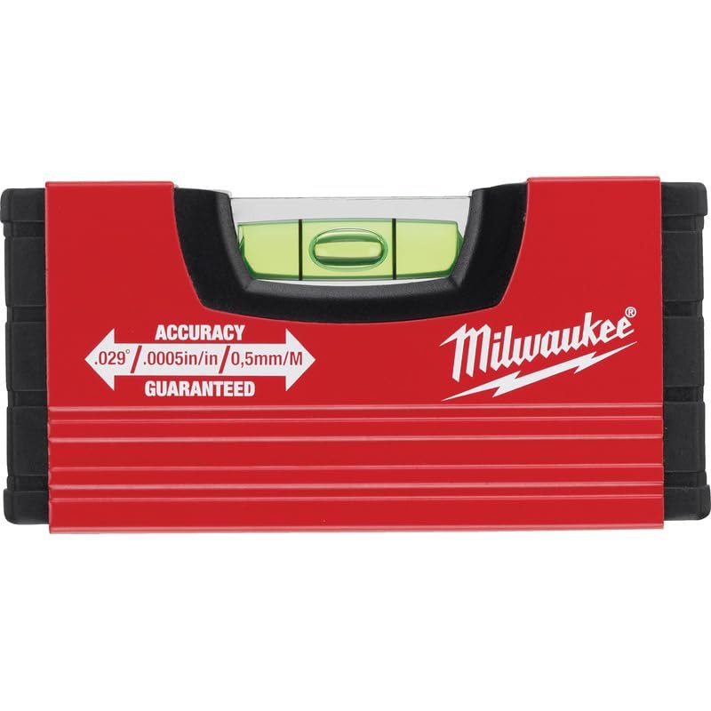 Milwaukee livella a bolla mini 10 cm colore rosso