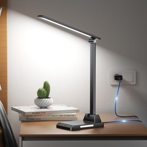 Ylatoial lampada da scrivania da tavolo USB