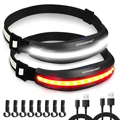 DARKBEAM torcia frontale LED lampada da testa USB-C ricaricabile
