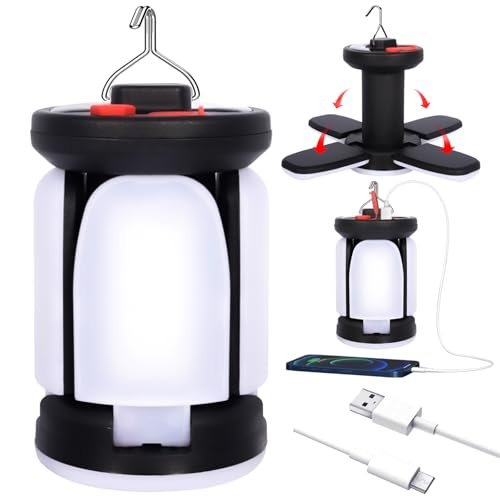 BUOAZR lanterna da campeggio 3600mAh ricaricabile