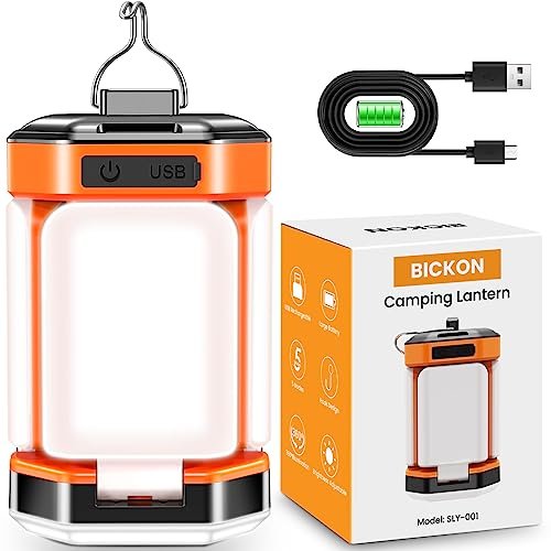 BICKON lampada da campeggio ricaricabile USB 60 LED