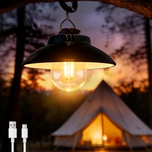 Caldarax lanterna da campeggio ricaricabile retro LED
