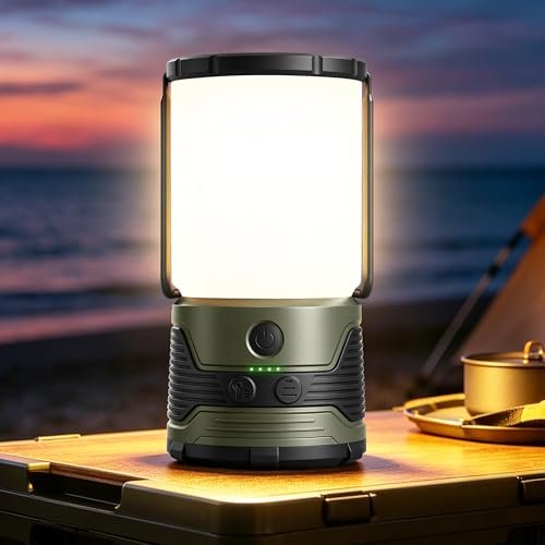 Glocusent lampada campeggio ricaricabile 1200 lumen 7 modalità
