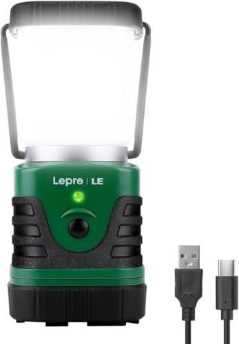 Lepro lampada da campeggio LED ricaricabile USB 1000lm IPX4