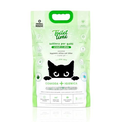 Animal House toilet time lettiera cristalli silicio 5 litri