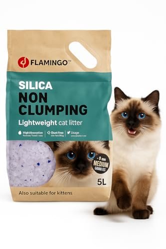 Flamingo lettiera per gatti silicio cristalli