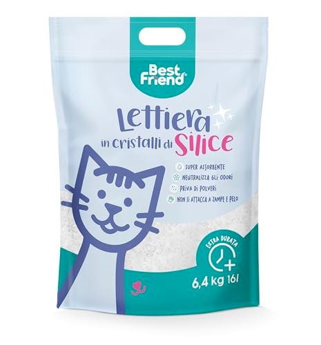Best friend lettiera per gatti cristalli di silice