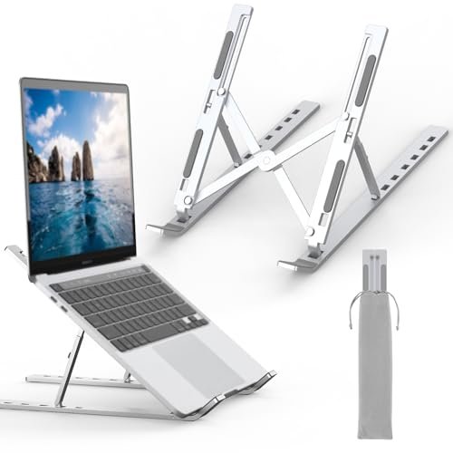 GRIFEMA supporto per PC portatile e laptop regolabile con rialzo