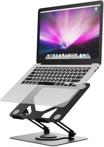 GRIFEMA supporto PC portatile laptop stand con base girevole