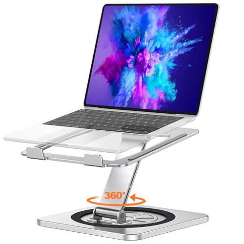 EOIWUY supporto PC portatile con base girevole 360 gradi