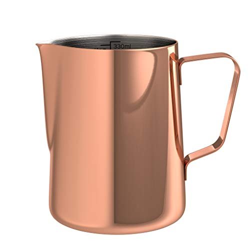 bonVIVO lattiera latte art 330 ml in acciaio inox
