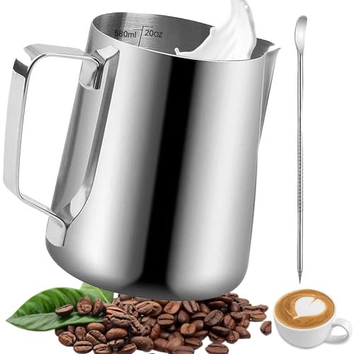 Omtofo 550 ml bricco latte bricco per latte in acciaio inox con marchio