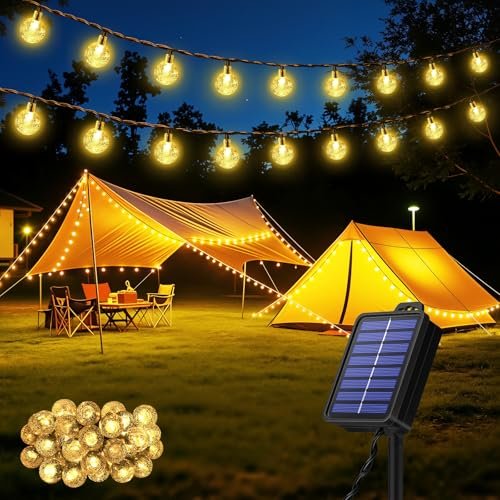 Realky catena luminosa solare da esterno 30 LED 8.1m