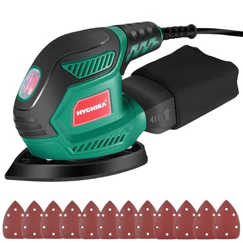 HYCHIKA levigatrice per legno 200 W con raccolta polvere