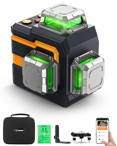 CIGMAN livella laser autolivellante 3x360 gradi controllo app