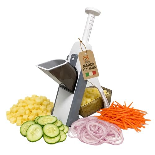 AKITAInk mandolina affettatrice verticale manuale tagliaverdure