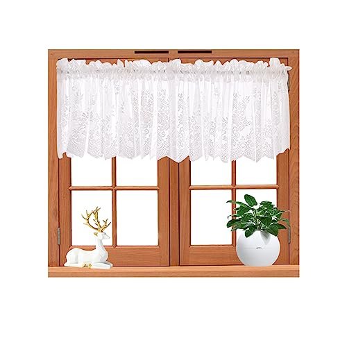Colexy mantovana tenda per finestra tendina corta 130 x 41cm