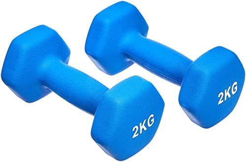 Amazon Basics coppia di manubri in neoprene 4kg