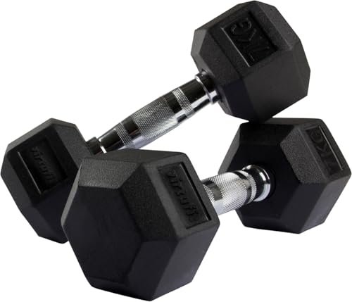 VirtuFit hexa dumbbell set di manubri 2x7,5kg