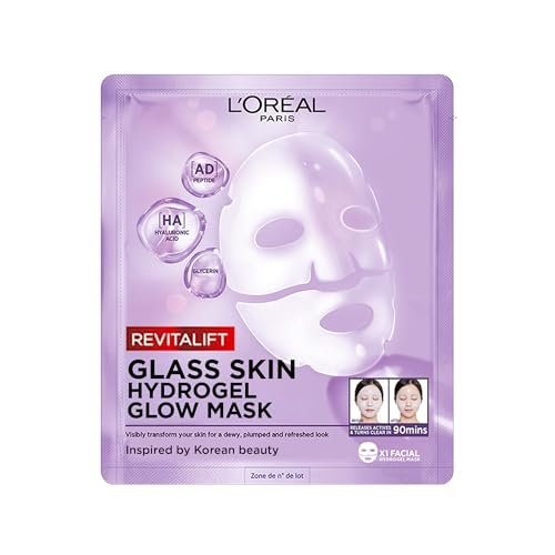 L'Oreal Paris glass skin maschera idrogel