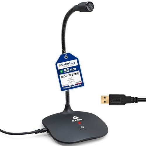KLIM Talk microfono USB PC scrivania omnidirezionale