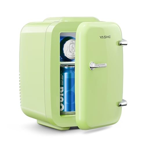 YASHE mini frigo da camera 4L frigorifero piccolo cura cosmetici