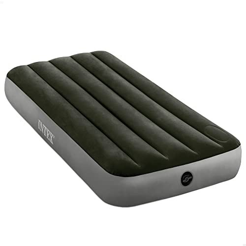Intex JR Twin Dura-Beam Downy airbed con foot