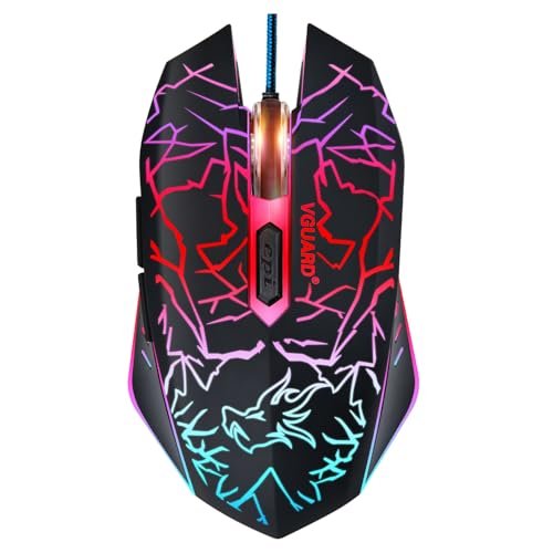 VGUARD mouse gaming con filo USB ottico