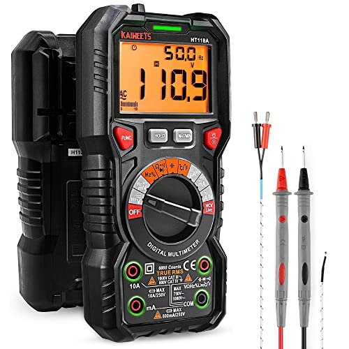 KAIWEETS multimetro digitale professionale automatico trms