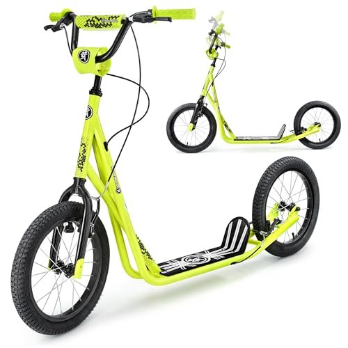 HyperMotion Runkie monopattino urbano 16 pollici ruote pneumatiche doppio freno