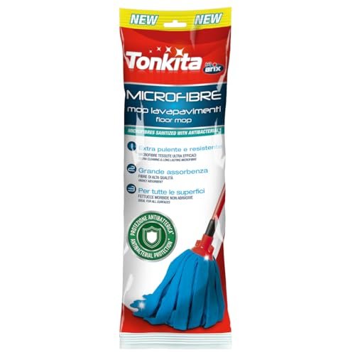 Tonkita ricambio mop microfibre manico non incluso