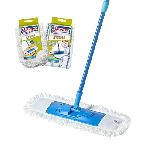 Spontex fiocco microfibre extra flat versatile mop