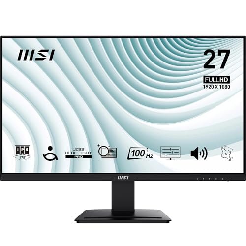msi PRO MP273A monitor 27 pollici full HD IPS 100Hz